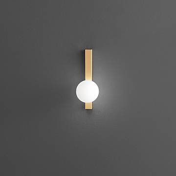 Plafoniera Minimal Snooky Metallo Oro 1 Luce G9 Ip20