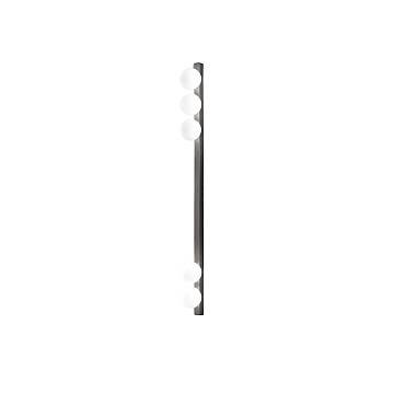Plafoniera Minimal Snooky Metallo Grigio 5 Luci G9 Ip20