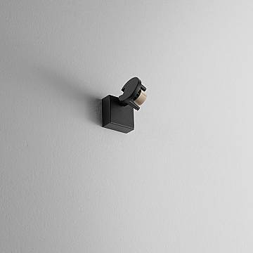 Applique Contemporanea Pin Metallo Nero 1 Luce Gu10 Ip20 Applique Contemporanea Pin Metallo Nero 1 Luce Gu10 Ip20