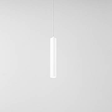Sospensione Minimal Shot Metallo Bianco 1 Luce Gu10 Ip20