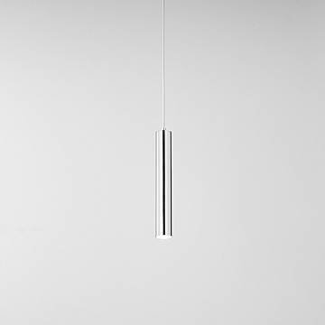 Sospensione Minimal Shot Metallo Cromo 1 Luce Gu10 Ip20