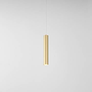 Sospensione Minimal Shot Metallo Oro 1 Luce Gu10 Ip20