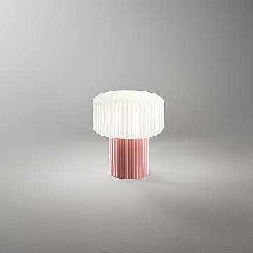 Lumetto Moderno Otty Ceramica Rosa Vetro 1 Luce G9 Ip20 Lumetto Moderno Otty Ceramica Rosa Vetro 1 Luce G9 Ip20