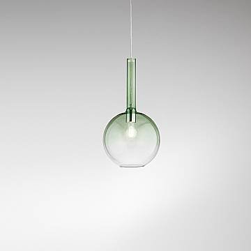 Sospensione Contemporanea Lollipop Vetro Verde 1 Luce E27 Ip20 D25 Sospensione Contemporanea Lollipop Vetro Verde 1 Luce E27 Ip20 D25