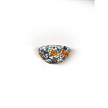 Applique Tiffany Vetro Multicolor 1 Luce E27