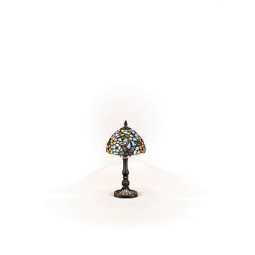 Paralume Tiffany Vetro Decorato Multicolor D. 20Cm