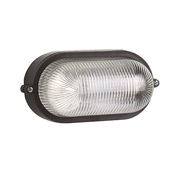 Plafoniera Esterno Contemporanea Quinn Pc Nero 1 Luce E27 Ip44