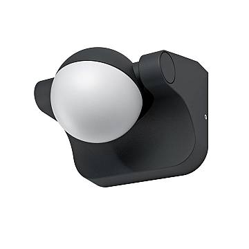 Plafoniera Esterno Moderna Nova Alluminio Antracite Led Integrato 6W 6000K Ip54