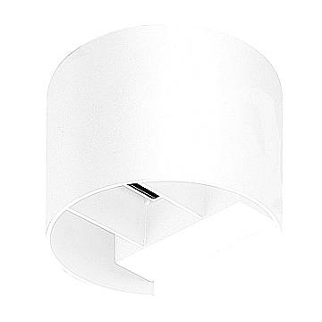 Applique Esterno Moderna Finn Alluminio Bianco 1 Luce G9 Ip54