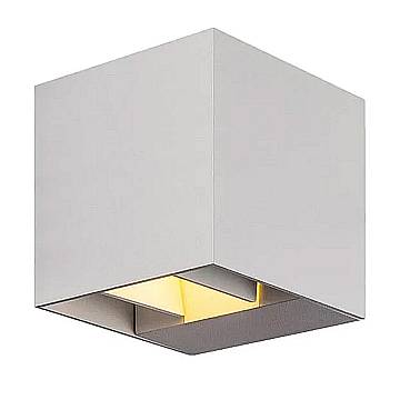 Applique Esterno Moderna Grayson Alluminio Bianco 1 Luce G9 Ip54