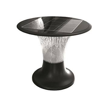 Lampada Da Tavolo Solare Nero 15W Cct Ip65