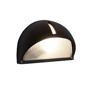 Applique Contemporanea Kentucky Alluminio Nero Vetro 1 Luce E27 Applique Contemporanea Kentucky Alluminio Nero Vetro 1 Luce E27