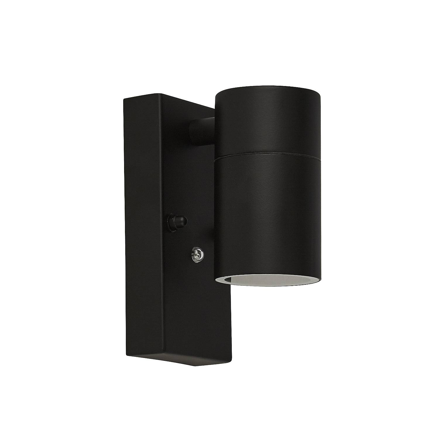 Applique Da Esterno Rochester Acciaio Nero Vetro Trasparente 1 Luce Gu10 14601BK