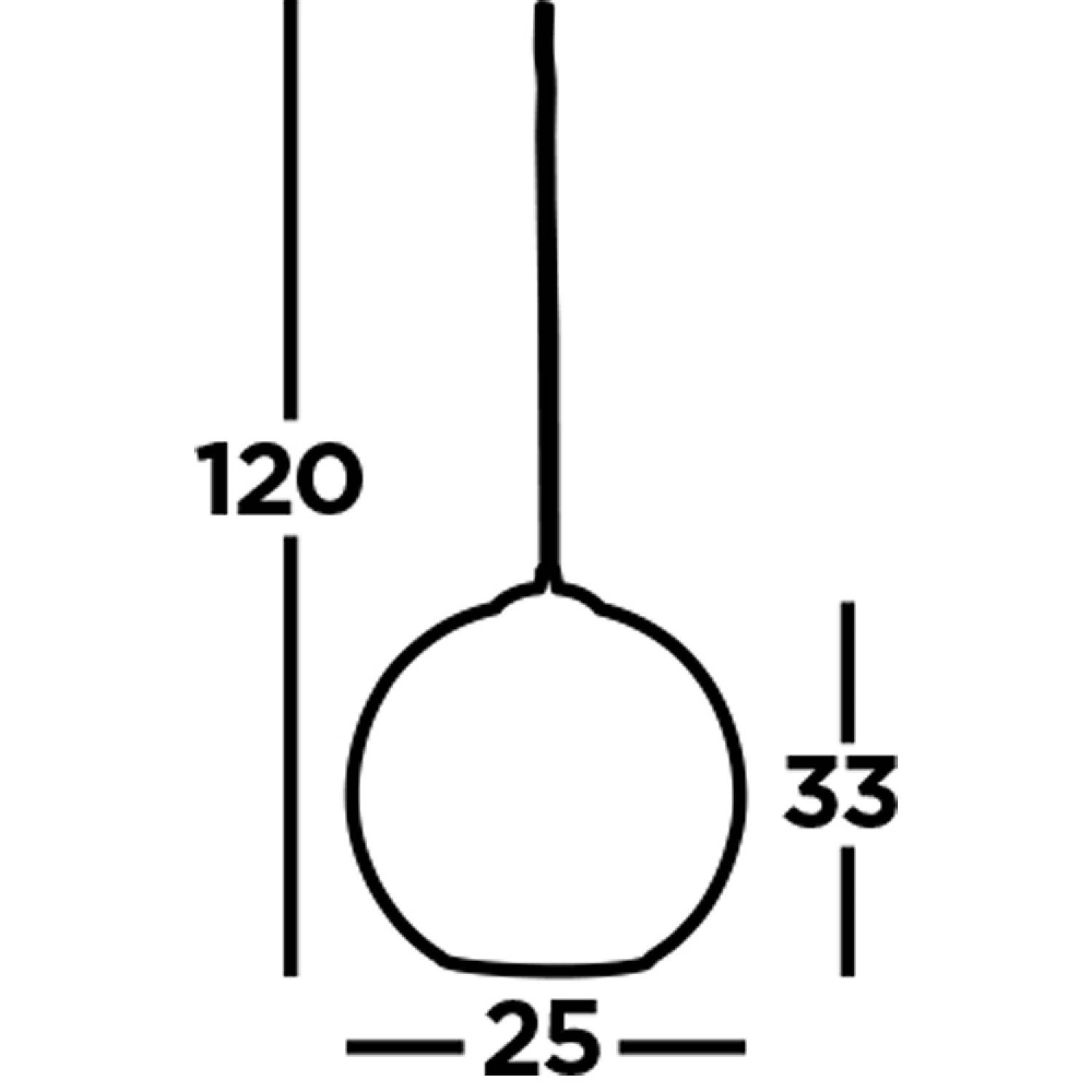 Sospensione Contemporanea Balls Acciaio Cromo Vetro Trasparente 1 Luce E27 D25Cm 1621CL