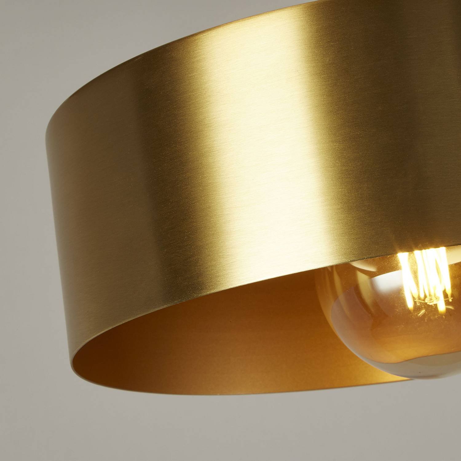 Sospensione Contemporanea Knox Acciaio Nero Oro 1 Luce E27 20223-1GO