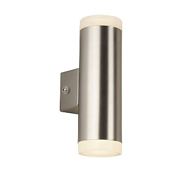 Applique Moderna Metro Policarbonato Argento Led 3,95X2W