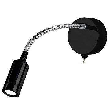 Applique Contemporanea Flexy Acciaio Nero Led 0,75W Applique Contemporanea Flexy Acciaio Nero Led 0,75W