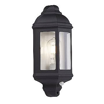 Applique Vintage-Decò Maine Alluminio Bianco Vetro Nero 1 Luce E27 Applique Vintage-Decò Maine Alluminio Bianco Vetro Nero 1 Luce E27
