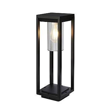 Paletto Da Esterno Contemporaneo Atlanta Alluminio Nero Policarbonato Luce E27 Paletto Da Esterno Contemporaneo Atlanta Alluminio Nero Policarbonato Luce E27