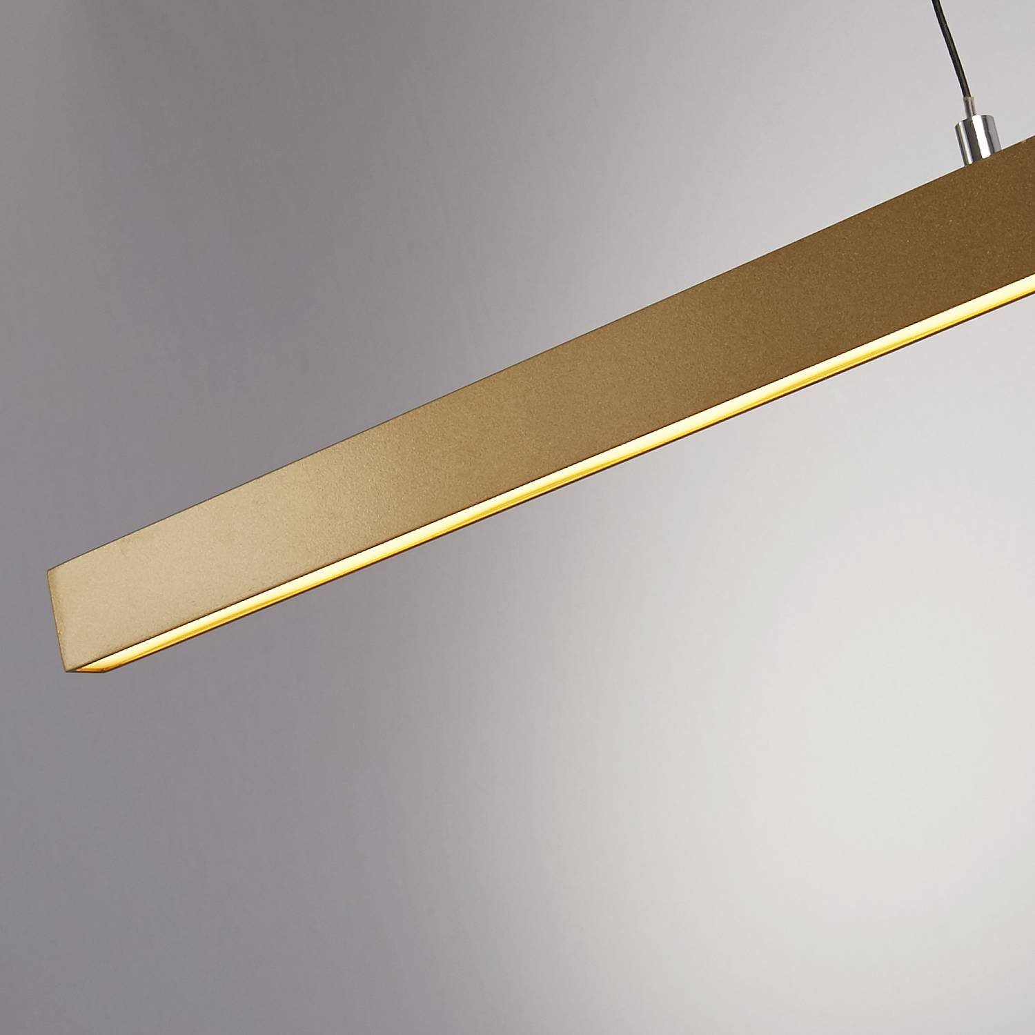 Lampadario Moderno Layla Acciaio Oro Alluminio Led 29W 2700-3000-4000K 30228GO