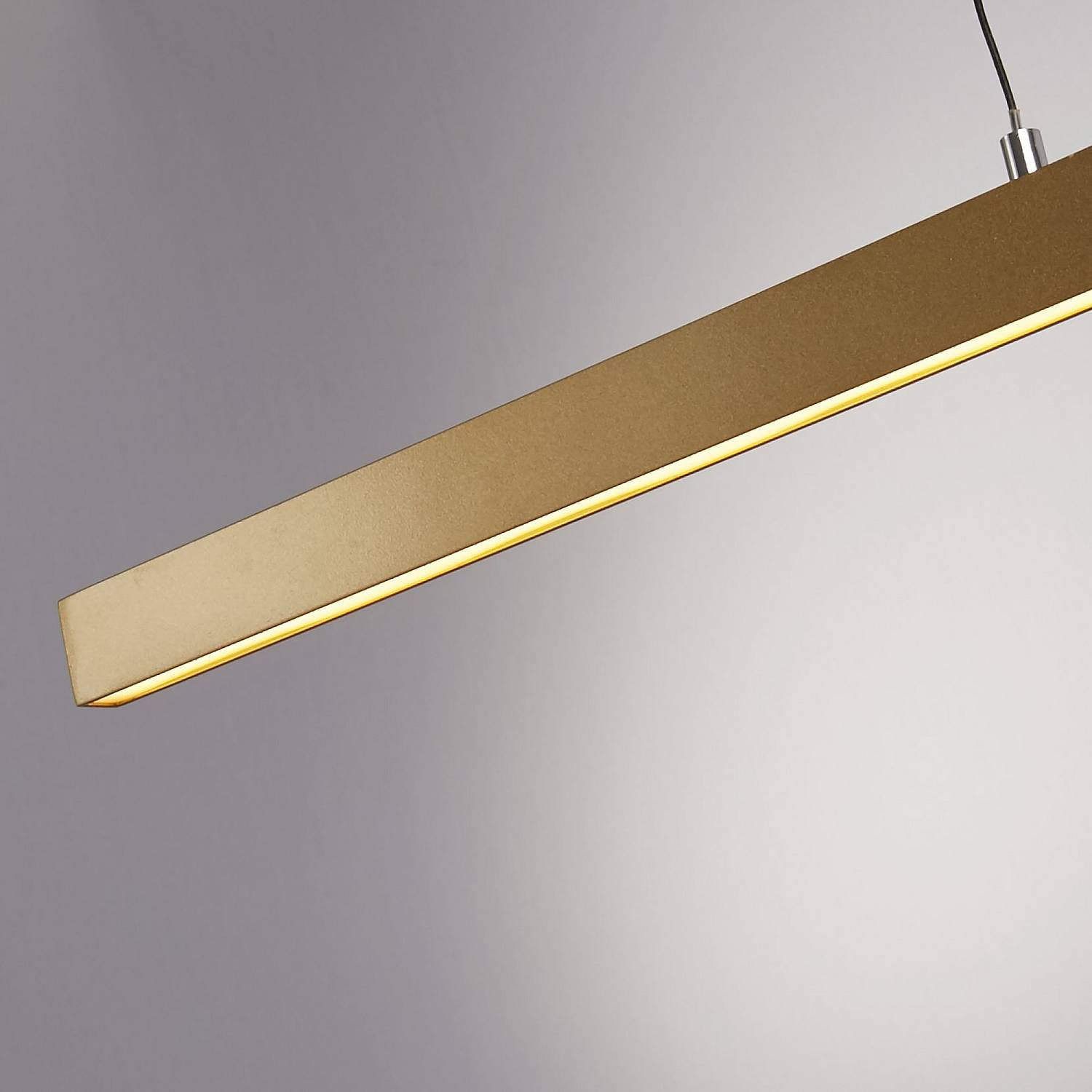 Lampadario Moderno Layla Acciaio Oro Alluminio Led 29W 2700-3000-4000K 30228GO