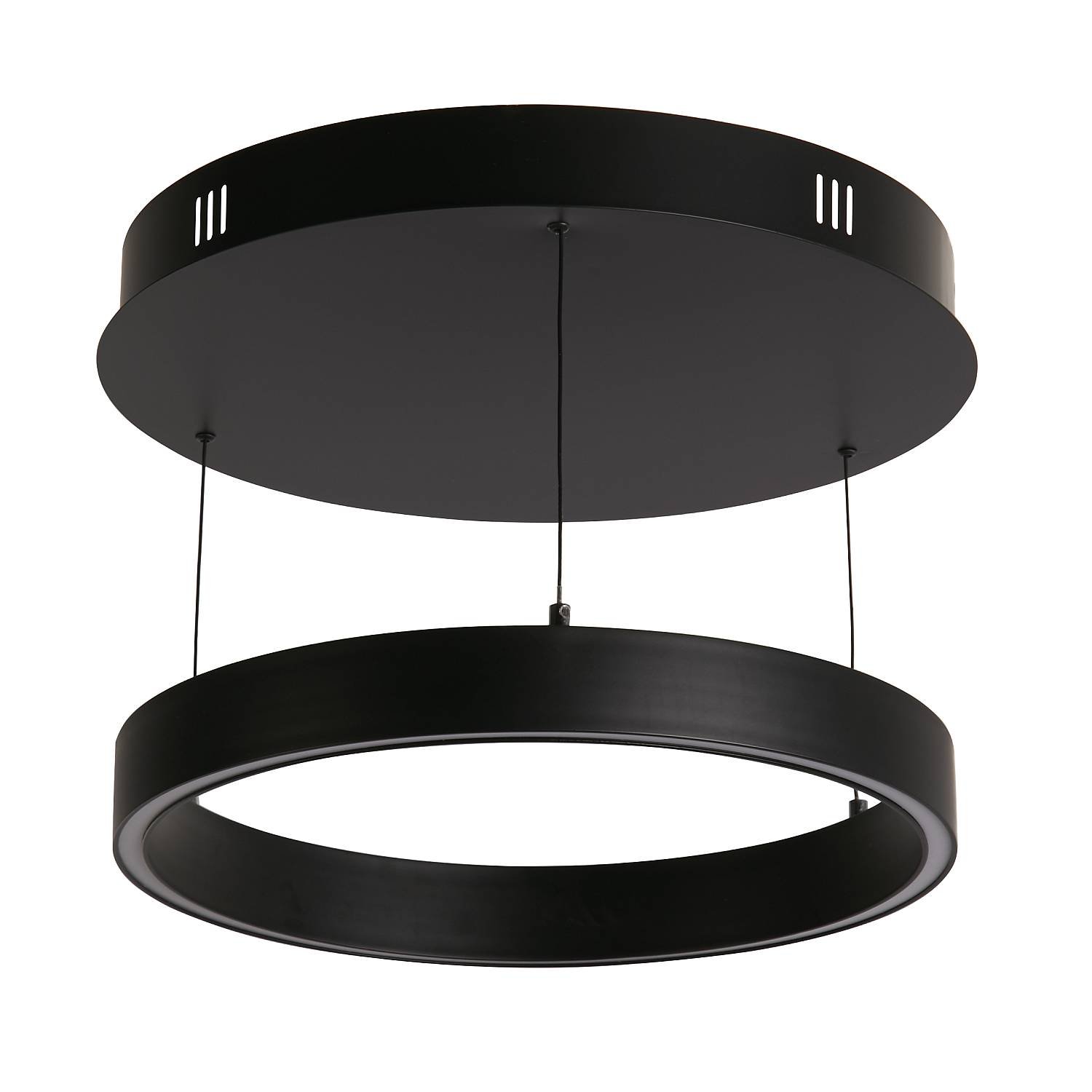 Lampadario Moderno Layla Acciaio Nero Alluminio Led 28,65W 2700-3000-4000K 30410BK