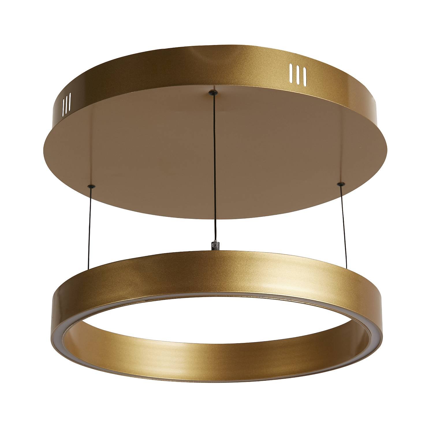 Lampadario Moderno Layla Acciaio Oro Alluminio Led 28,65W 2700-3000-4000K 30410GO