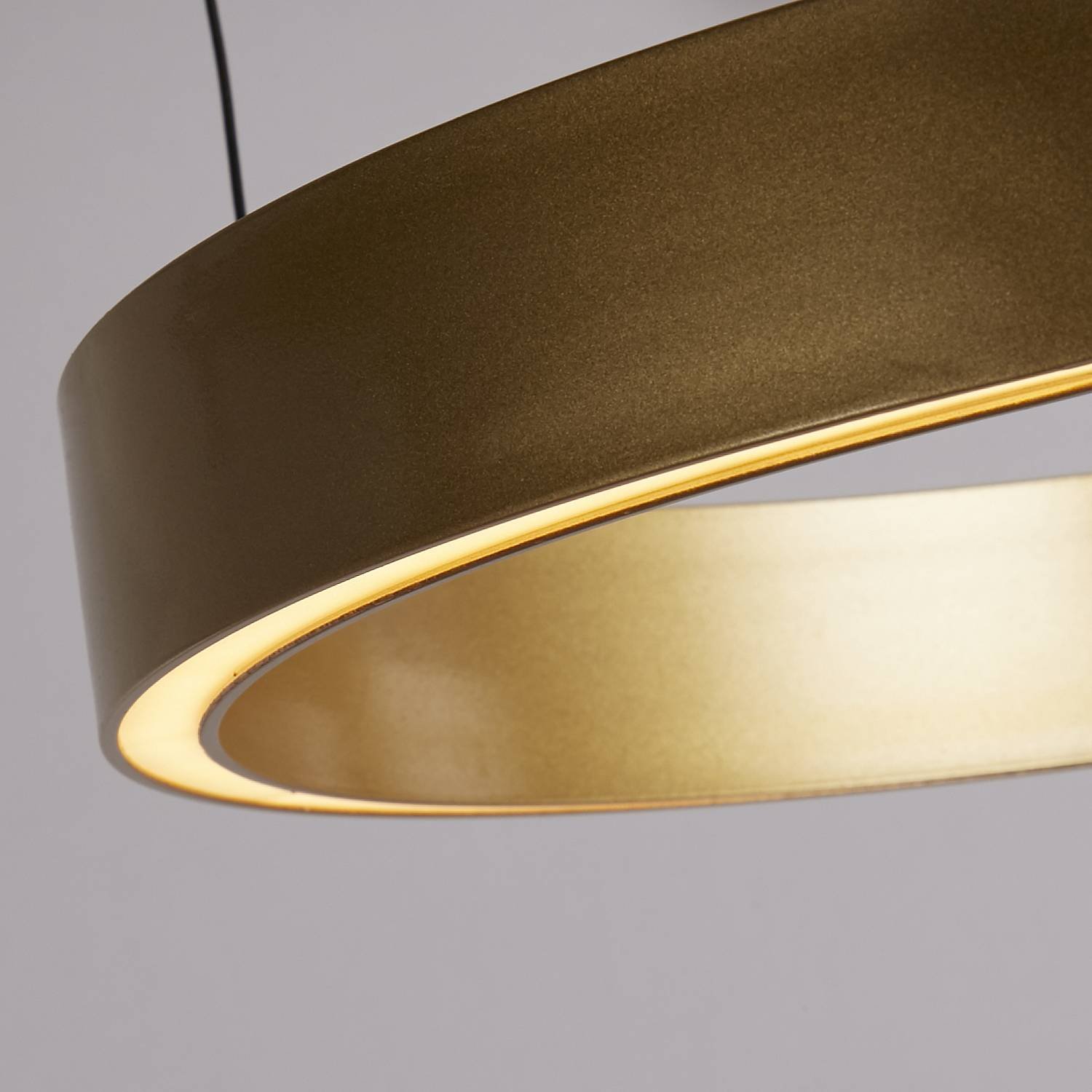 Lampadario Moderno Layla Acciaio Oro Alluminio Led 28,65W 2700-3000-4000K 30410GO