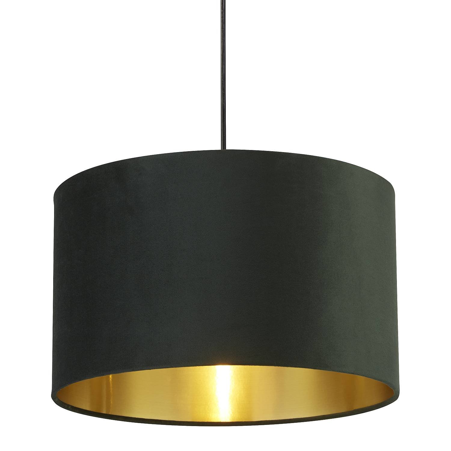 Paralume Contemporaneo Velluto Tessuto Verde 31040GR