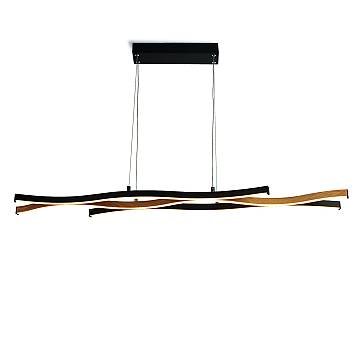 Lampadario Moderno Fioritura Acciaio Nero Alluminio Led 38W 2300 - 3000 - 4000K Lampadario Moderno Fioritura Acciaio Nero Alluminio Led 38W 2300 - 3000 - 4000K