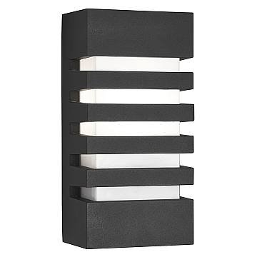 Applique Contemporanea Exeter Alluminio Grigio 1 Luce E27 Applique Contemporanea Exeter Alluminio Grigio 1 Luce E27