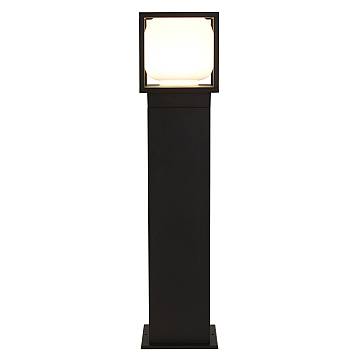 Paletto Esterno Moderno Atene Alluminio Bianco Policarbonato Nero Led 9W 3000K Paletto Esterno Moderno Atene Alluminio Bianco Policarbonato Nero Led 9W 3000K
