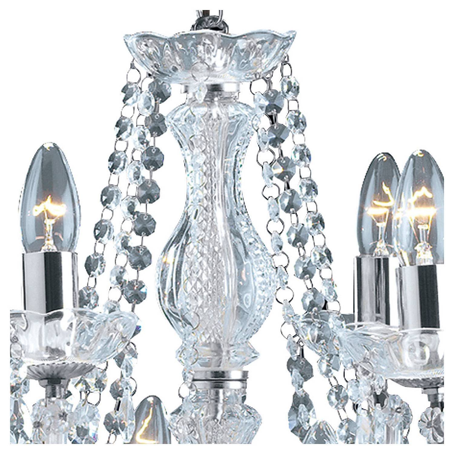 Lampadario Classico Marie Therese Acciaio Cromo Acrilico Trasparente 12 Luci E14 Lampadario Classico Marie Therese Acciaio Cromo Acrilico Trasparente 12 Luci E14