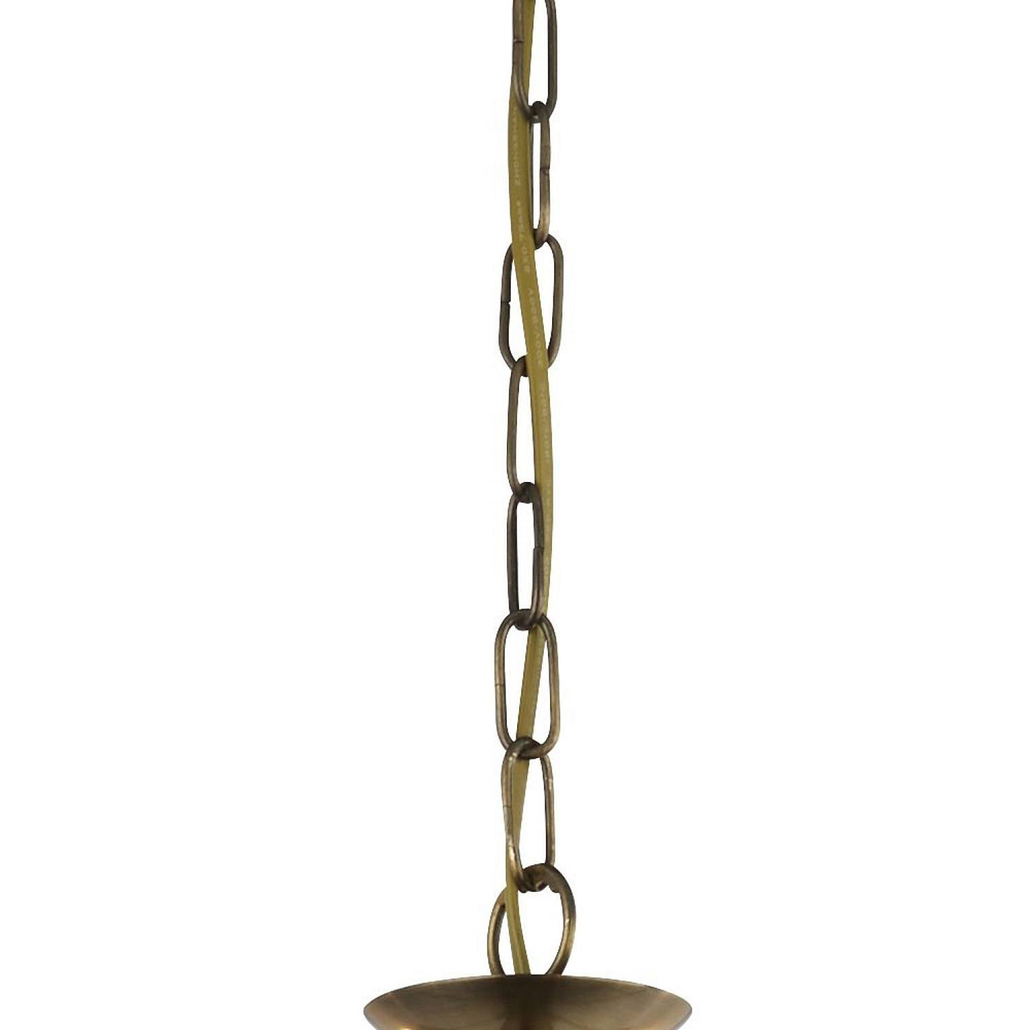Lampadario Industrial-Nordico Ascot Acciaio Ottone 8 Luci E14 41312-8AB
