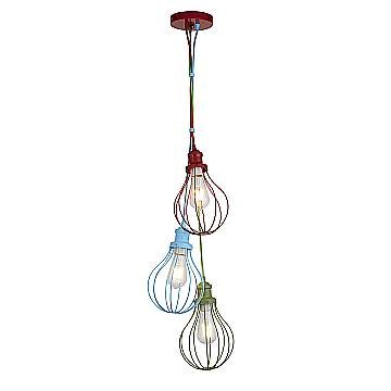 Lampadario Contemporaneo Novità Acciaio Multicolor 3 Luci E27 Lampadario Contemporaneo Novità Acciaio Multicolor 3 Luci E27