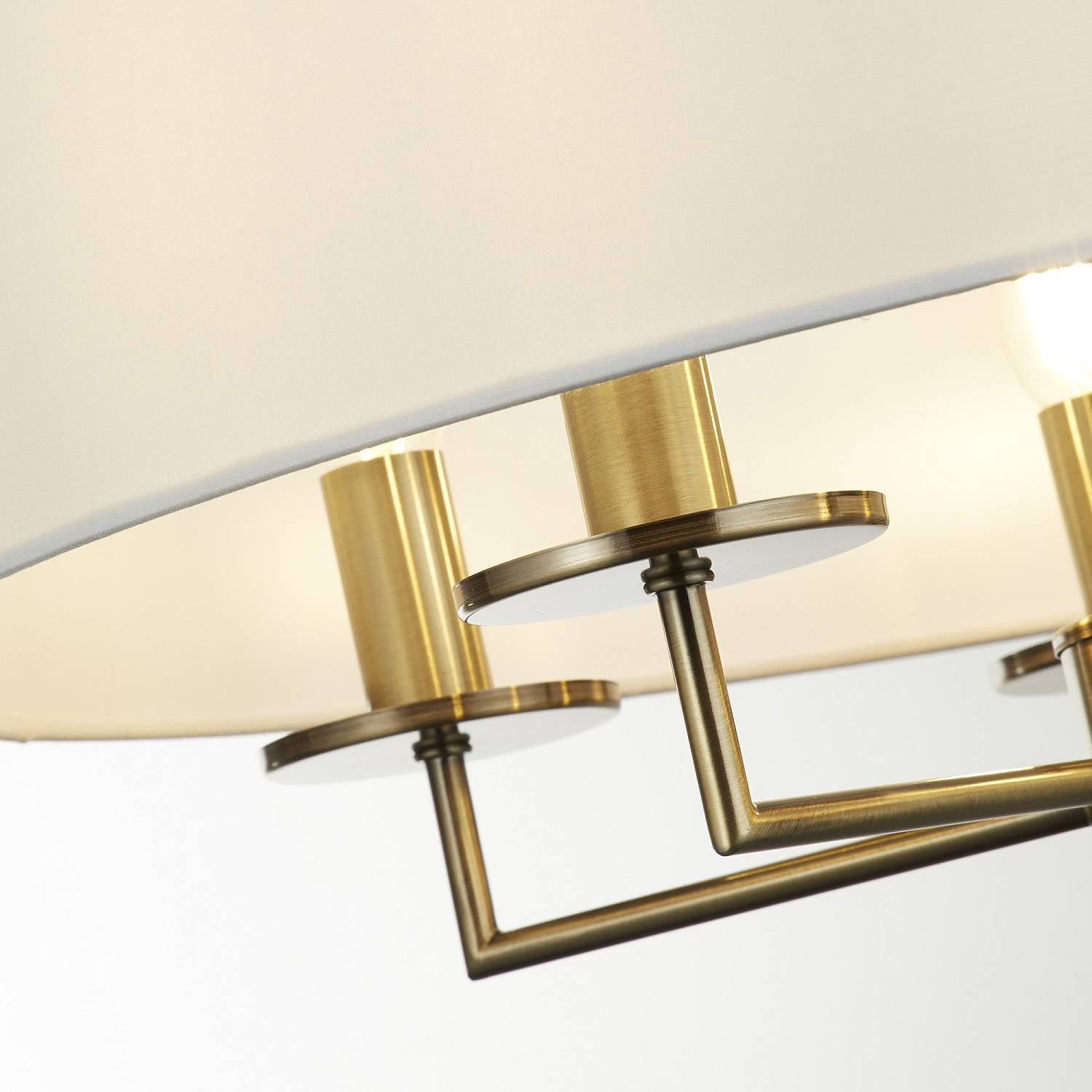 Lampadario Contemporaneo Knightsbridge Acciaio Ottone 5 Luci E14 4785-5AB