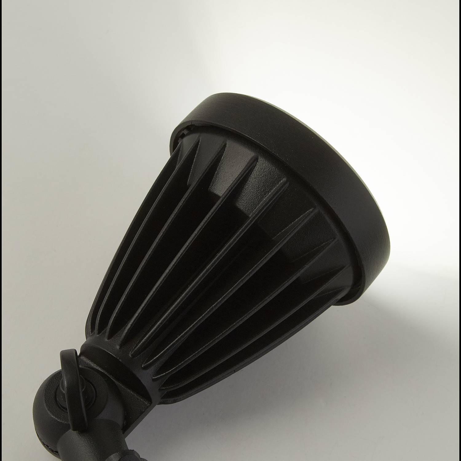 Faretto Picchetto Moderno Spikey Alluminio Nero Vetro Trasparente Led 12W 5000K 51621BK