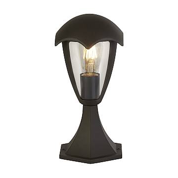 Paletto Campanula Alluminio Grigio Policarbonato Trasparente 1 Luce E27 30Cm Paletto Campanula Alluminio Grigio Policarbonato Trasparente 1 Luce E27 30Cm