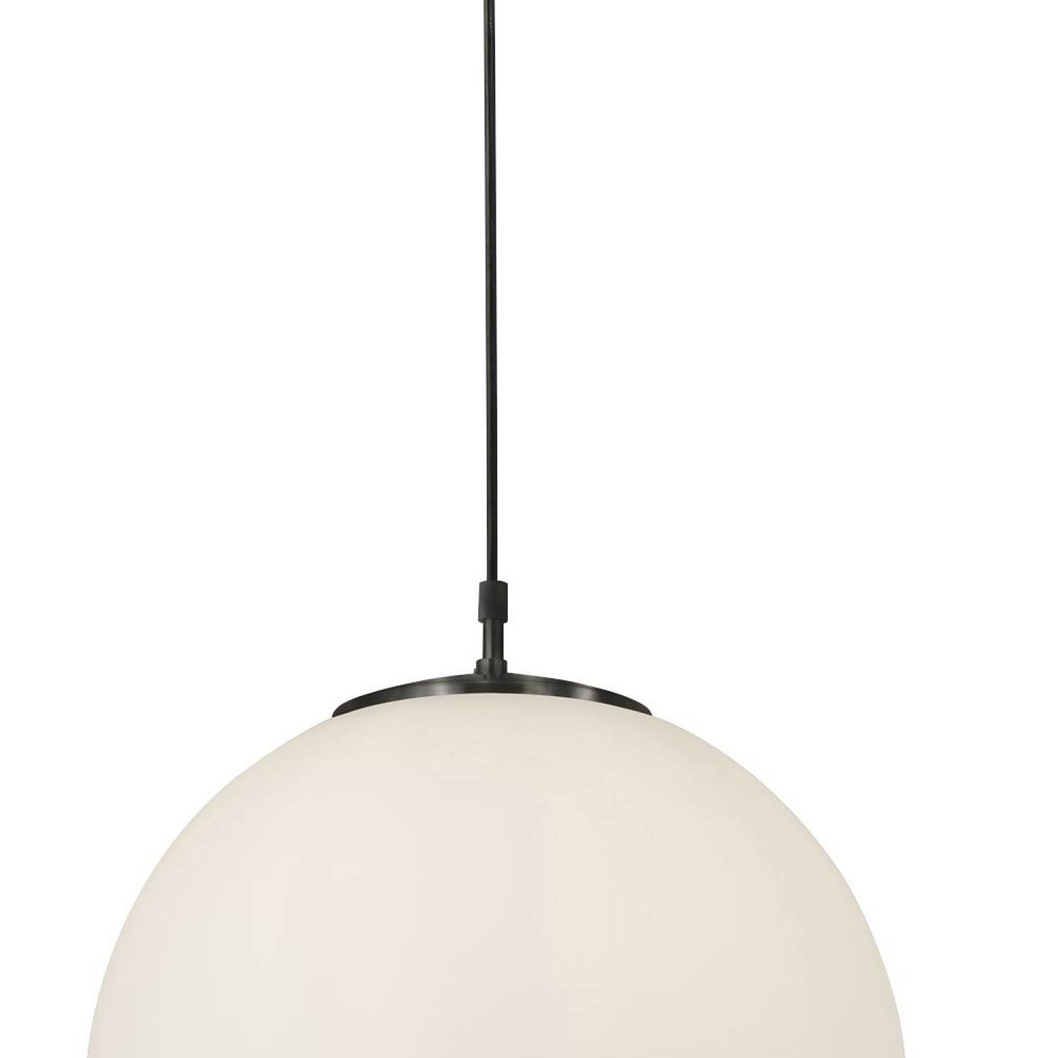 Sospensione Contemporanea Atomo Acciaio Nero 1 Luce E27 D40Cm 6099