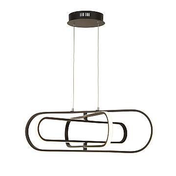 Lampadario Moderno Clip Acciaio Bianco Nero Led 52,44W 3000 - 4500 - 6500K Lampadario Moderno Clip Acciaio Bianco Nero Led 52,44W 3000 - 4500 - 6500K