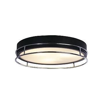 Plafoniera Contemporanea Fenice Acciaio Nero E Cromo Vetro 3 Luci E14 40Cm Plafoniera Contemporanea Fenice Acciaio Nero E Cromo Vetro 3 Luci E14 40Cm