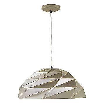 Sospensione Contemporanea Origami Cupola Ferro Oro 1 Luce E27 Sospensione Contemporanea Origami Cupola Ferro Oro 1 Luce E27