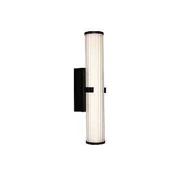 Applique Moderna Morsetto Acciaio Nero Vetro Bianco Led 19W 3000K Applique Moderna Morsetto Acciaio Nero Vetro Bianco Led 19W 3000K