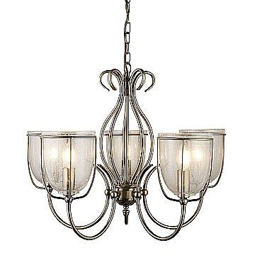 Lampadario Contemporaneo Silhouette Acciaio Ottone Vetro 5 Luci E14 Lampadario Contemporaneo Silhouette Acciaio Ottone Vetro 5 Luci E14