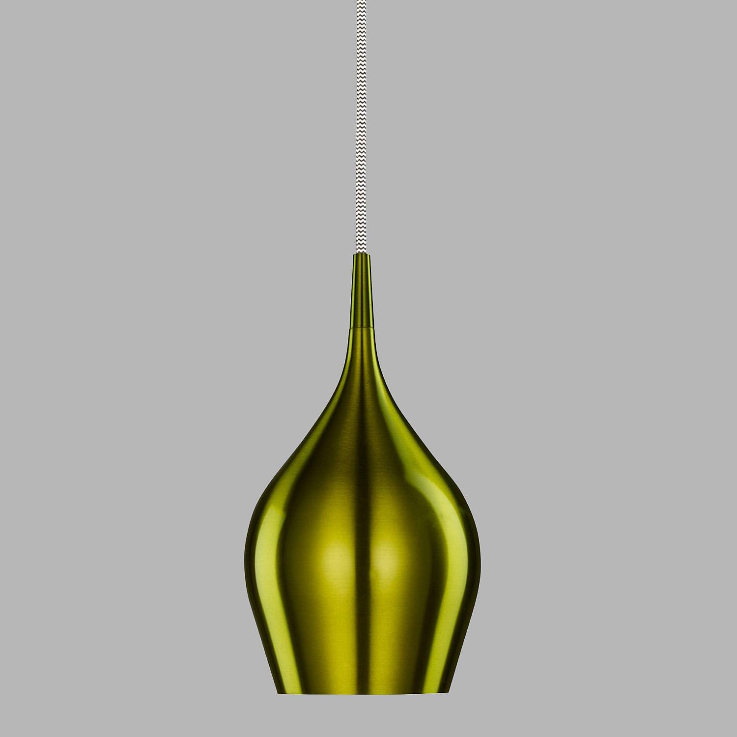 Lampadario Contemporaneo Vibrante Alluminio Verde 12 Luci E14 6461-12GR