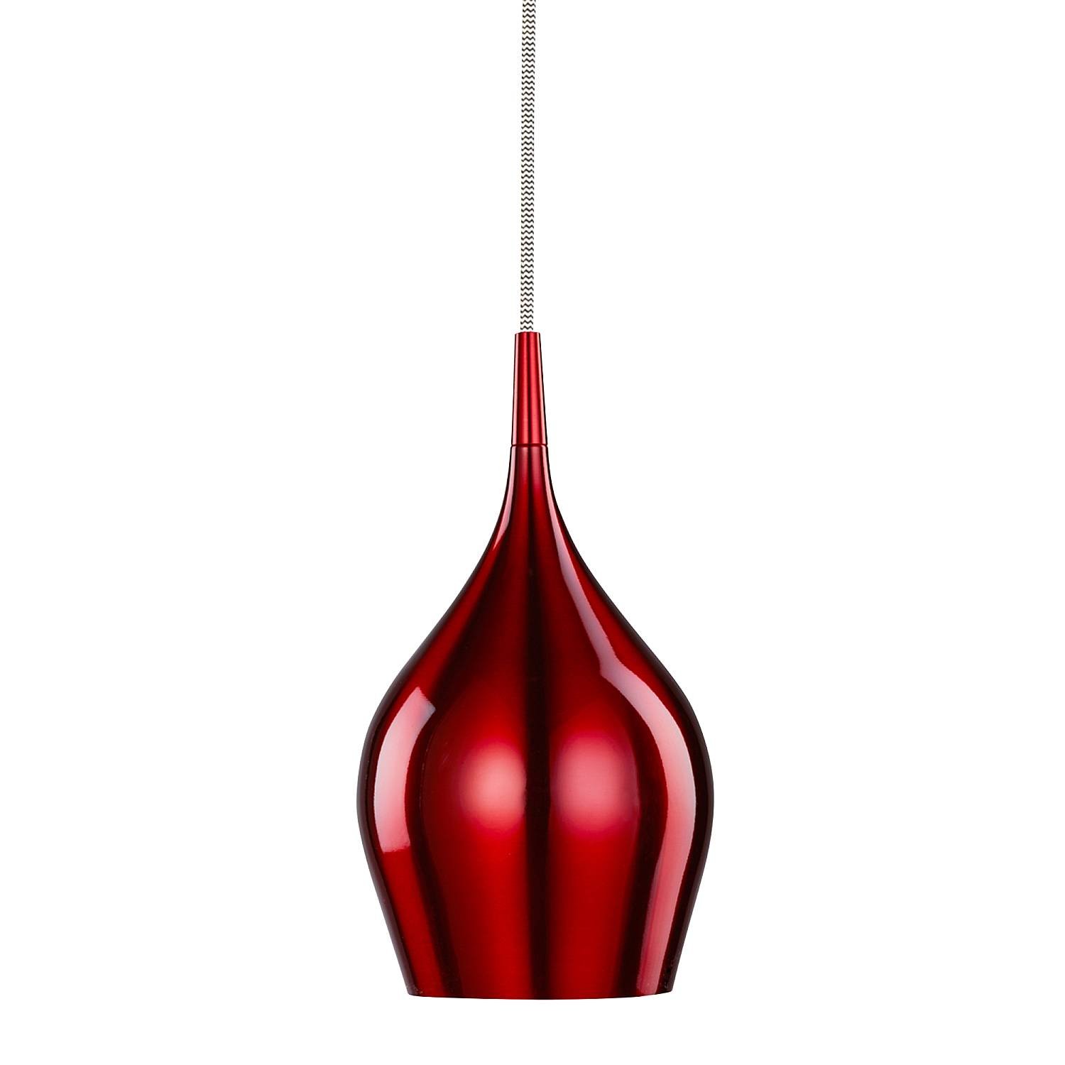 Lampadario Contemporaneo Vibrante Alluminio Rosso 12 Luci E14 6461-12RE