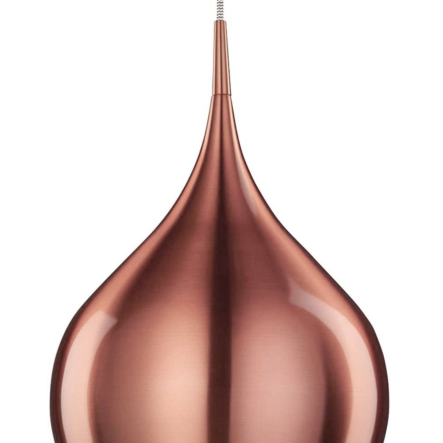 Sospensione Contemporanea Vibrante Alluminio Rosa 1 Luce E27 6461-26CU