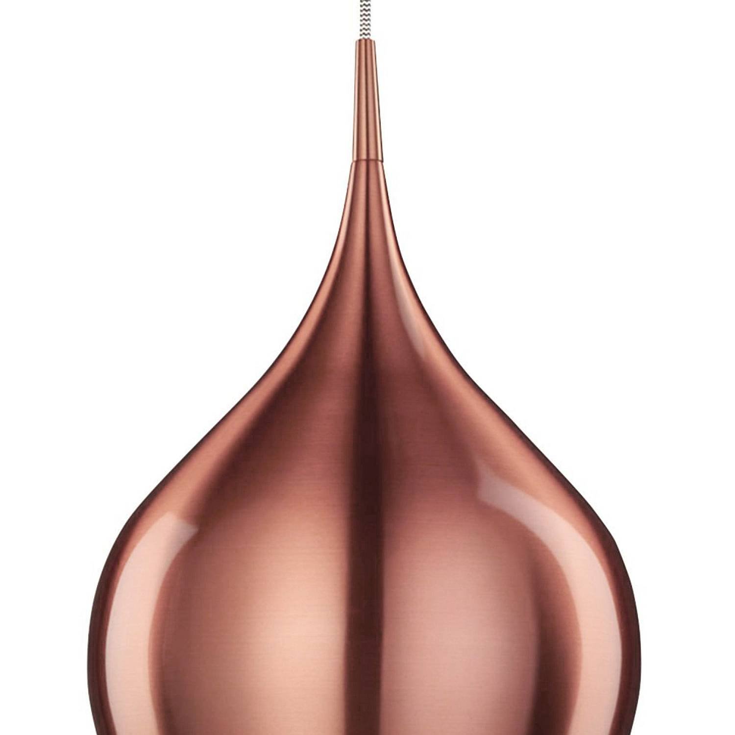 Sospensione Contemporanea Vibrante Alluminio Rosa 1 Luce E27 6461-26CU