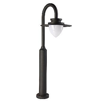 Lampione Vintage - Decò Texas Alluminio Grigio Policarbonato Led 9W 3000K Lampione Vintage - Decò Texas Alluminio Grigio Policarbonato Led 9W 3000K