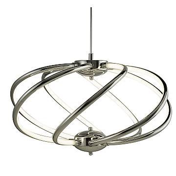 Lampadario Contemporaneo Magia Acciaio Cromo Policarbonato Led 42,95W 3000K Lampadario Contemporaneo Magia Acciaio Cromo Policarbonato Led 42,95W 3000K
